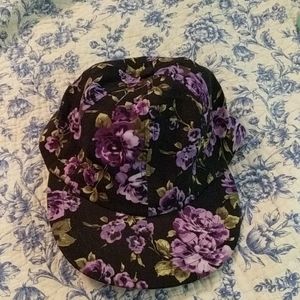 Floral American apparel hat